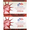 Image 1 : 2004 & 2005 U.S. SILVER PROOF SETS