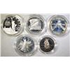 Image 2 : LOT OF 4 PROOF COMMEM SETS 1986-1989 IN BOX W/ COA