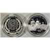 Image 3 : 2- PROOF SILVER DOLLAR COMMEMS IN BOX W/ COA