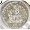 Image 1 : 1857-O LIBERTY SEATED QUARTER XF