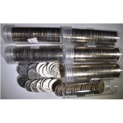 6-BU JEFFERSON NICKEL ROLLS- SEE DESCRIPTION