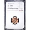 Image 1 : 1966 SMS LINCOLN CENT, NGC MS-68 RD