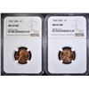 Image 1 : 1966 & 1967 SMS LINCOLN CENTS, NGC MS-67 RD