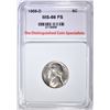Image 1 : 1956-D JEFFERSON NICKEL, TDCS SUPERB GEM BU FS