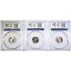 Image 2 : SMS DIME SET, PCGS SP67- 1965, 1966, & 1967