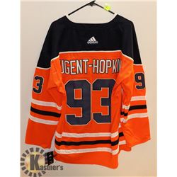 NEW LARGE OILERS HOME JERSEY ORANGE #93 NUGENT-