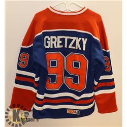 CCM OILERS GRETZKY JERSEY SIZE 50.