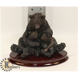 NEW BLACK BEARS STATUE