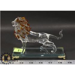 CRYSTAL LION FIGURE
