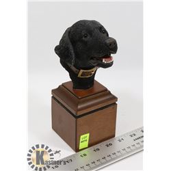 NEW BLACK LABRADOR BUST