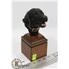 Image 1 : NEW BLACK LABRADOR BUST