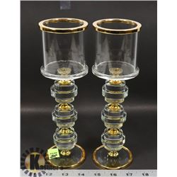 CRYSTAL CANDLE STICKS