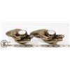 Image 1 : LOT OF 2  HAND TEALIGHT HOLDERS