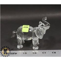 CRYSTAL ELEPHANT FIGURE