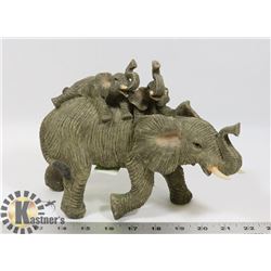 NEW ELEPHANT WITH BABIES STATUE