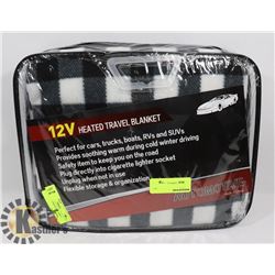12V HEATED TRAVEL BLANKET.