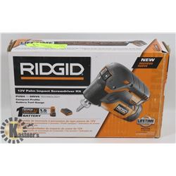NEW "RIDGID" 12 PALM IMPACT SCREW
