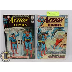 ACTION #391, 392 VINTAGE COLLECTORS COMIC BOOKS
