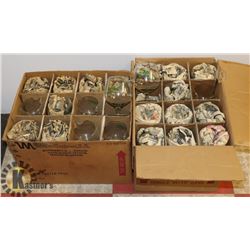 2 BOXES OF NEW COLLECTIBLE STEMWARE