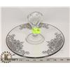 Image 1 : SILVER OVERLAY TIDBIT TRAY