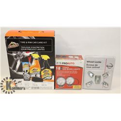 NEW ITEMS 4 PC ARMOURALL TIRE &