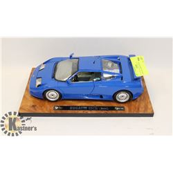 1/18 SCALE DIECAST BLUE BUGATTI