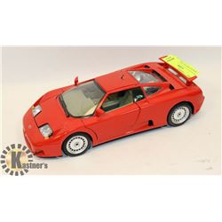 1/18 SCALE DIECAST RED BUGATTI