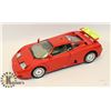Image 1 : 1/18 SCALE DIECAST RED BUGATTI