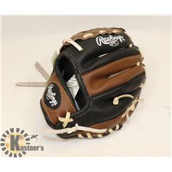 KIDS LEFT HAND BASEBALL GLOVES.