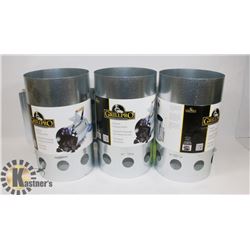 3 CHARCOAL CHIMNEY STARTERS