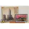 Image 1 : LOT OF 2 NYC ARTWORK PIECES, 1 IS 3D