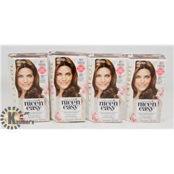 LOT OF 4 CLAIROL BROWN HAIR DYE