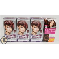 BAG OF ASSORTED HAIR DYE