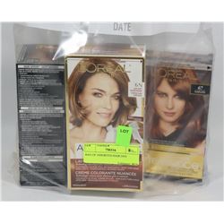 BAG OF ASSORTED HAIR DYE