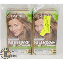 LOT OF 2 GARNIER NUTRISSE 71 DARK ASH BLONDE