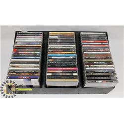CASE OF 60 MUSIC CD'S
