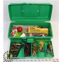 WOODSTREAM FISHING TACKLE BOX W/ TACKLE