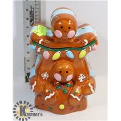 GINGERBREAD MAN COOKIE JAR