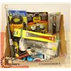 Image 1 : LARGE BOX OF NEW TOOLS, ACCESSORIES AND MORE