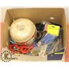 Image 1 : LARGE BOX OF NEW TOOLS, ACCESSORIES AND MORE