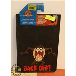 LOONEY TUNES TAZMANIA DEVIL TRUCK MUD FLAPS.