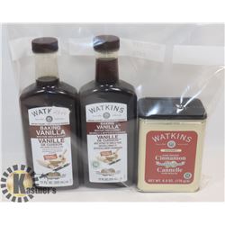 2 NEW BOTTLES OF WATKINS 325ML BAKING VANILLA &