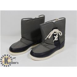 NEW FOOTLIGHTS BOYS GREY/NAVY SIZE 10 KIDS WINTER
