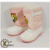 Image 1 : UNUSED PAIR OF SIZE 8 GIRLS "SNOOPY" WINTER BOOTS.