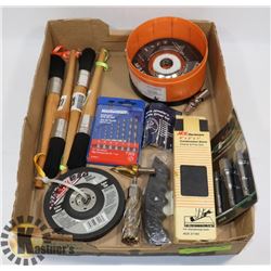 LARGE FLAT OF NEW SHARPENING STONES, GRINDING