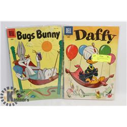 BUGS BUNNY AND DAFFY DUCK 1950'S COMICS
