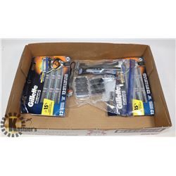 NEW RAZORS FLAT GILLETTE FUSION 5