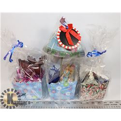 BOX OF GIFT BASKETS