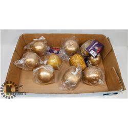 10 HUDSON BAY CO SEALED CHRISTMAS ORNAMENTS