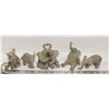 Image 1 : FLAT OF 5  ELEPHANT FIGURES